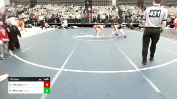 157-A lbs Final - Daniel Delusant, Yale Street vs Michael Pestano, Cordoba Trained