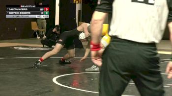 157 lbs Consi Of 8 #2 - Dakota Morris, Army West Point vs Brayden Roberts, LIU