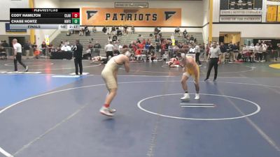 157Tan lbs Final - Cody Hamilton, Clarion vs Chase Hontz, Hofstra