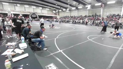 77 lbs Consi Of 4 - Cayden Velasquez Baca, Bloomfield Wildcats vs Austin Barnes, Hammer House Mafia