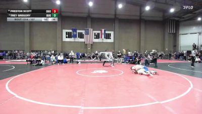 157 lbs Cons. Round 5 - Preston Scott, Choctaw vs Trey Gregory, Buford