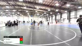 103 lbs 7th Place - Mia Zuniga, WA vs Rowan MacIntosh, MA