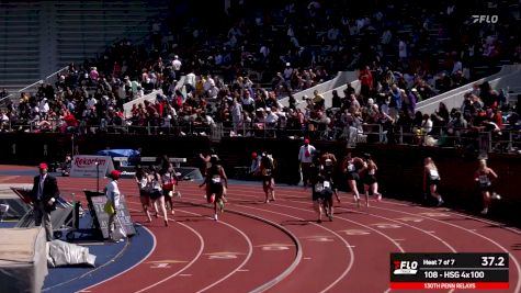 Watch High School Girls 4x100 Relay Prelims (Event 108) Heat 7 At 2026 Penn Relays