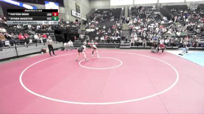 4A 144 lbs 5th Place Match - Ryker Maestas, Payson vs Payton Redd, Logan