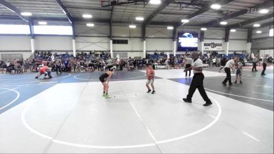 86 lbs Round Of 16 - Mateo Vega, Northern Arizona Grapplers vs Ramon Arenas III, Thorobred WC