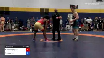 86 kg Round Of 32 - David Willoughby, Texas Pride Wrestling Club vs Taylor Lujan, Panther Wrestling Club RTC