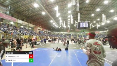 70 lbs Final - Kai Stevens, Team Of Hard Knox vs Kymani Peak, Ready RP Nationals Wrestling Team