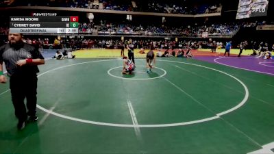 5A 152 lbs Quarterfinal - Cydney Davis, El Paso Bel Air vs Karisa Moore, Comal Davenport