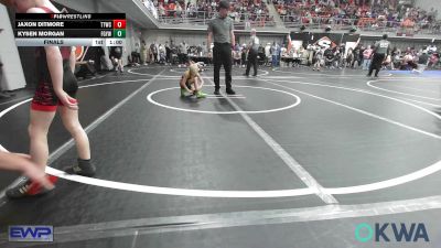 52 lbs Final - Kysen Morgan, Fort Gibson Youth Wrestling vs Jaxon Ditmore, Team Tulsa Wrestling Club