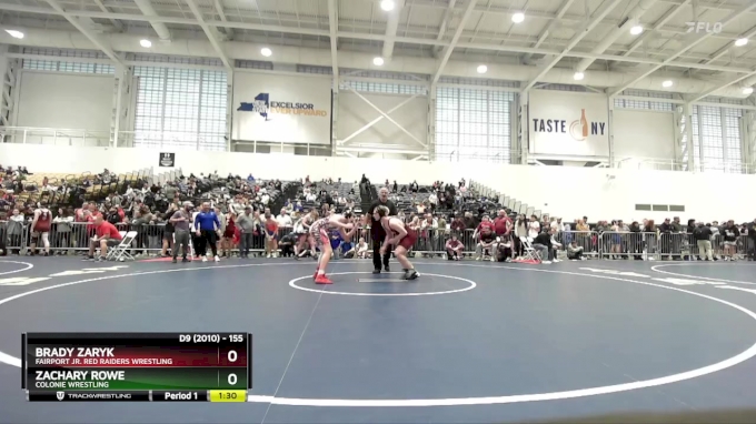 155 lbs Champ. Round 1 - Zachary Rowe, Colonie Wrestling vs Brady Zaryk ...