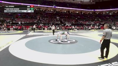 106 lbs Cons. Semis - Greyson Boner, Harrison vs D.J. Otero, Lorain