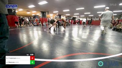 112 lbs Semifinal - Keylan Freeman, Skiatook Youth Wrestling vs Jj Reeves, Midwest City Bombers Youth Wrestling Club