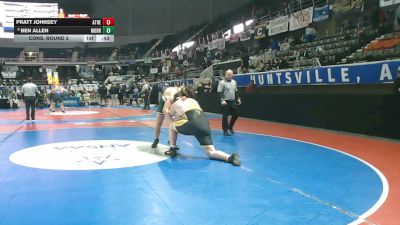 6A 285 lbs Cons. Round 2 - Ben Allen, Mountain Brook vs Pratt Johnsey, Athens