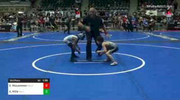 61 lbs 3rd Place - Spenser Mccammon, Maurer Coughlin WC vs Ariah Mills, Roundtree Wrestling Academy