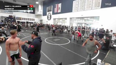 150 lbs Cons. Round 1 - Danny A. Villanueva, Beaumont vs Daymian At, Chino Wrestling