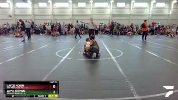 84 lbs Round 3 (6 Team) - Jayce Nixon, The Wrestling Mill vs Alyis Brown, Revolution Elite