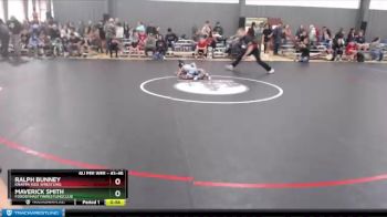 43-46 lbs Round 1 - Maverick Smith, FordDynastyWrestlingClub vs Ralph Bunney, Knappa Kids Wrestling