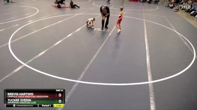 Cons. Semi - Brevig Hartwig, Lakeville Youth Wrestling Association vs Tucker Svedin, Zimmerman Wrestling Club