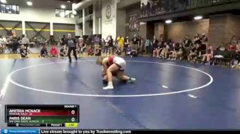 142 lbs Round 1 (6 Team) - Paris Dean, NW Iowa Angry Alpacas vs Amitria Mcnack, Missouri Gold