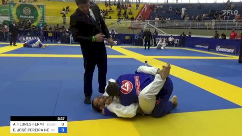 ALEXANDRE FLORES FERMINO vs EDUARDO JOSÉ PEREIRA NETO 2023 Brasileiro Jiu-Jitsu IBJJF