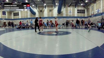 12U Boys GR - 108-117 Champ. Round 2 - Xaver Dennewitz, Contenders Wrestling Academy vs Benito Delgado, Red Cobra Wrestling Academy