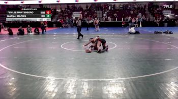 120 lbs Champ. Round 2 - Kylee Montenegro, Homedale vs Mariah Macias, Fruitland