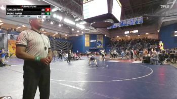 150 lbs Cons. Round 2 - Piero Papili, Delaware Military Academy vs Taylor Rohn, Saucon Valley