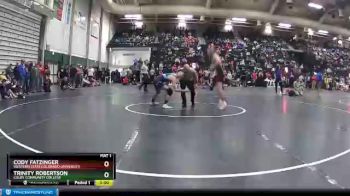 125 lbs Champ. Round 2 - Trinity Robertson, Colby Community College vs Cody Fatzinger, Western State Colorado University