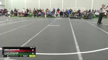 160 lbs Placement Matches (8 Team) - YORDI Dominguez, Nebraska Blue vs Ryder Rowland, South Dakota Fury