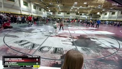 90 lbs Cons. Round 3 - Joe Murphy, Governor Wrestling vs Gabe VanHouten, Siouxland Wrestling Academy