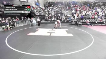 6A 285 lbs Cons. Round 1 - Tolupo Tafai, Copper Hills vs Landon Mclean, Layton