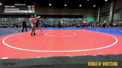 120 lbs Consi Of 4 - Riley Flack, Hawk Mat Club vs Brice Bearchum, Lassen