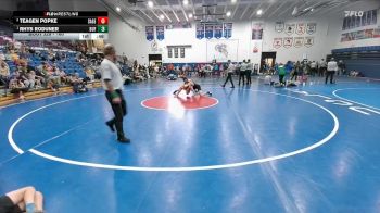 160 lbs 1st Place Match - Rhys Roduner, Clear Creek Middle School vs Teagen Popke, Sage Valley Jr High