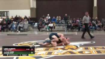 141 lbs Cons. Round 3 - Jake Alberts, Thiel College vs Lucas Sabo, Delaware Valley