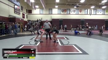 120A 1st Place Match - Hunter Kraft, West Delaware vs Jeff LeGassick, Drexler