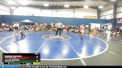 75 lbs 5th Place Match - Ramon Brown, Team Real Life vs Xander Edstrom, Upper Valley Aces