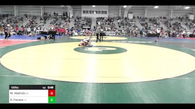 132 lbs Consi Of 64 #1 - Michael Hedrick, GA vs Samuel Favaza, LA