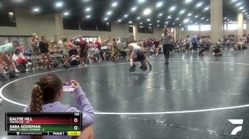 130 lbs Round 3 (4 Team) - Kalyse Hill, Trojan WA vs Sara Goodman, BHWC/ Florida Supreme