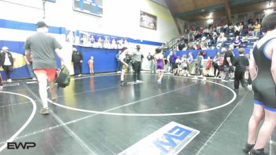 96 lbs Rr Rnd 5 - Collin Russow, Beggs Youth Wrestling Program vs Zaiden Wilson, HURRICANE WRESTLING ACADEMY
