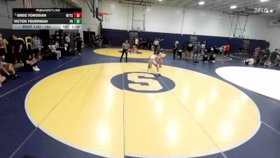 150 lbs Champ. Round 2 - Greg Torosian, World Team Training Center vs Victor Feuerman, Petersons Grapplers