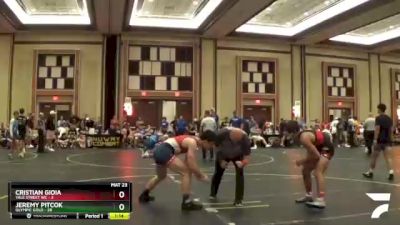 167 lbs Round 4 (6 Team) - Jeremy Pitcok, Olympic Gold vs Cristian Gioia, Yale Street WC