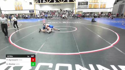 157B lbs Rr Rnd 3 - Paul Ognissanti, Penn vs Kyle Mosher, Hofstra