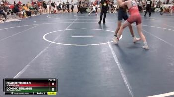 112 lbs Cons. Round 4 - Dominic Benjamin, Roughnecks WC vs Charlie Trujillo, 3F Wrestling