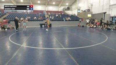 120 lbs Bryce Dacoco, California Silver vs Maddex Ewy, Oklahoma Blue