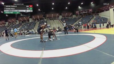 157 lbs Champ. Round 3 - Devin Padilla, Northwestern (Iowa) vs Adam Polk, Cleary University