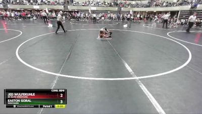 70-75 lbs Cons. Semi - Jed Wulfekuhle, DC Elite Wrestling vs Easton Goral, Wisconsin