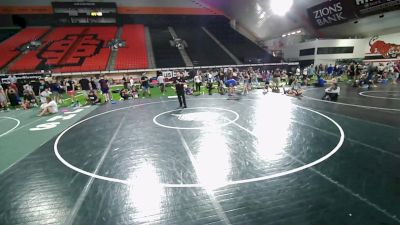 85-90 lbs Champ. Round 3 - Brylee Janes vs Ali Plato, Idaho