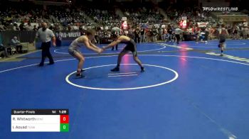 145 lbs Quarterfinal - Ryland Whitworth, Genesis Wrestling vs Ian Aouad, Team Brawlers-KS