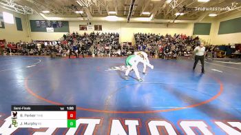 182 lbs Semifinal - Bryce Parker, Timberlane vs James Murphy, Bishop Guertin