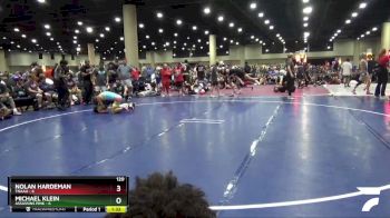 120 lbs Quarters & 3rd Wb (32 Team) - Nolan Hardeman, TNAAU vs Michael Klein, Assassins Pink